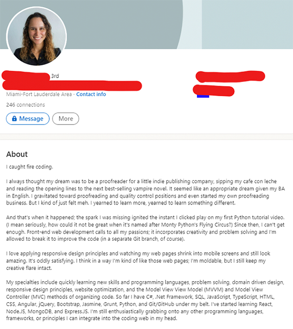 Leverage Your Profile Summary